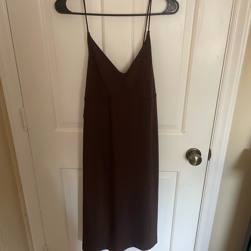 Banana Republic Crepe Midi Dress